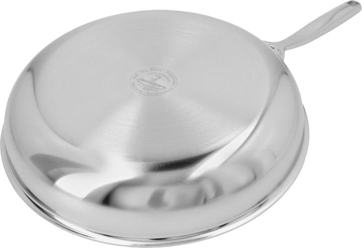 Immagine prodotto Demeyere Padella multilinea 28cm non rivestita, bordo chiuso (28 cm, Padella per friggere, Acciaio inossidabile)