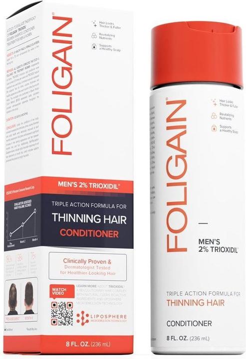 Foligain Anti-Hair Loss Conditioner Triple Action (Men's Conditioner) 236 ml