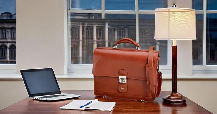 Immagine prodotto Alassio 47124 - Cartella MOCCA, vera pelle, circa 38 x 30 x 16 cm, cognac (15")