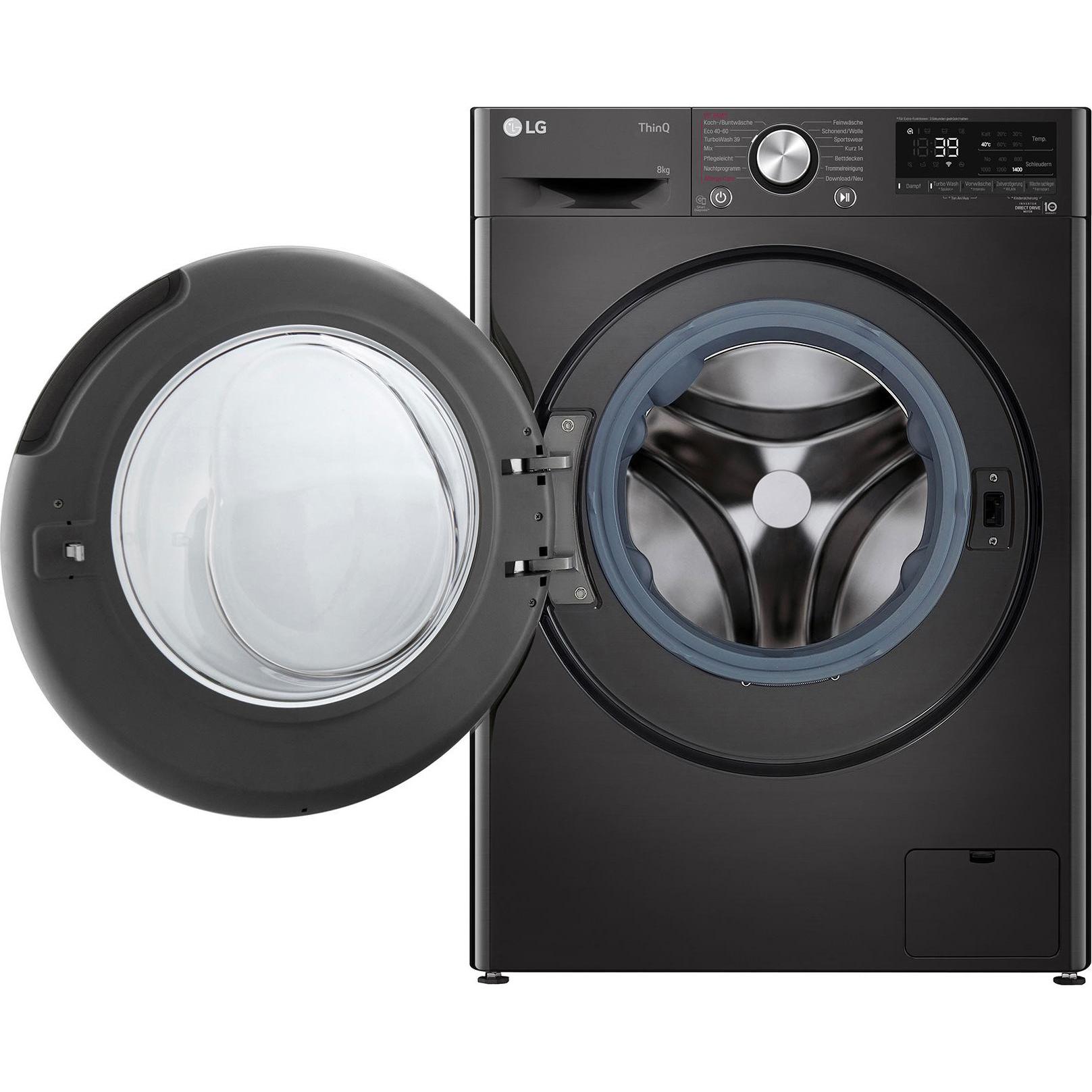 Thumbnail - LG F4WV708P2BA, Waschmaschine, Schwarz