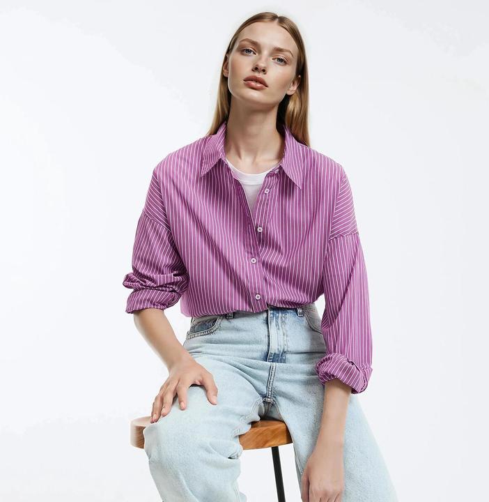 Immagine prodotto La Redoute Collections Camicetta ampia con strisce Signature APOLLINE (32)