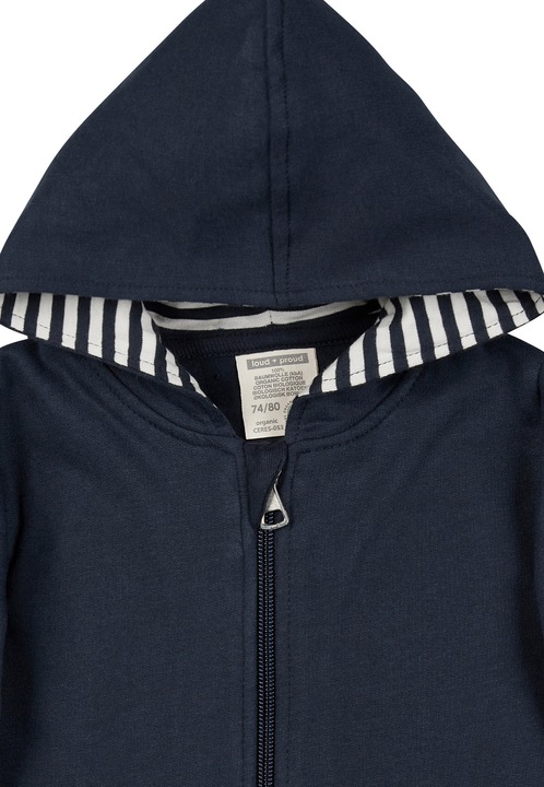 Produktbild loud + proud Kapuzenjacke (74, 80)