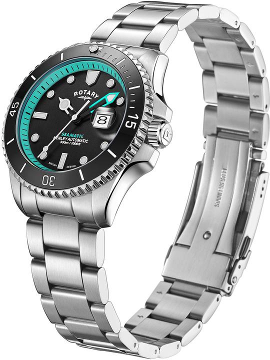 Produktbild Rotary GB05430/80 Henley Seamatic Automatik 42mm 30ATM (Analoguhr, 42 mm)