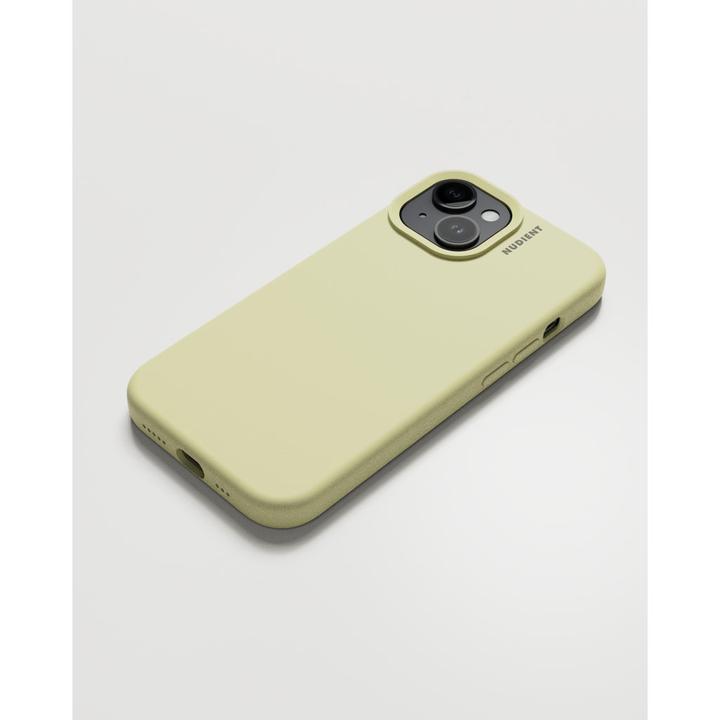 Actual product image Nudient Back Cover Base Case iPhone 15 Pale Yellow (Apple iPhone 15)