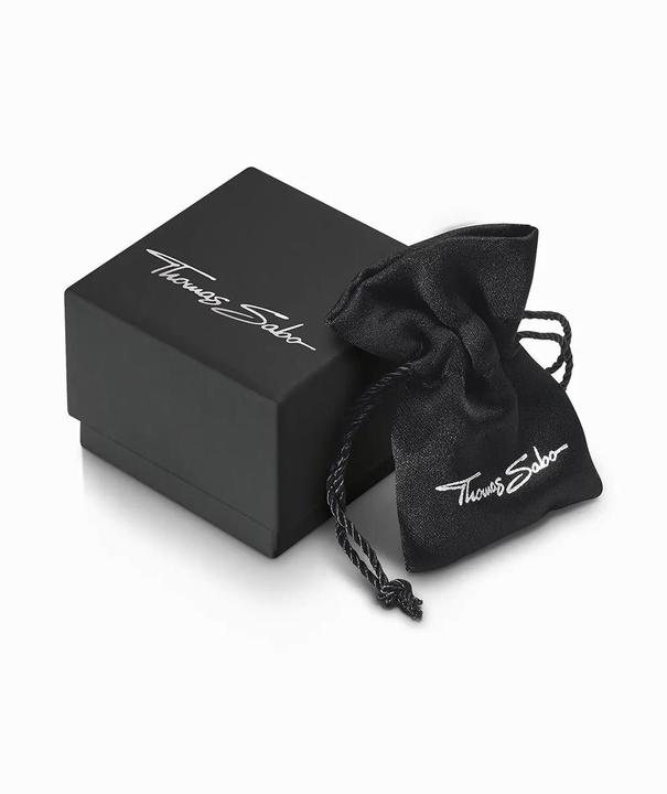 Immagine prodotto Thomas Sabo Anello con pietra bianca taglio brillante (56, 925 Argento)