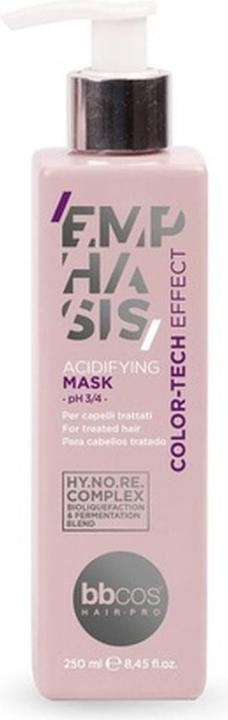 BB Cos Bbcos Emphasis Colortech Effect Acidifying Mask 250ml Hair Treatment