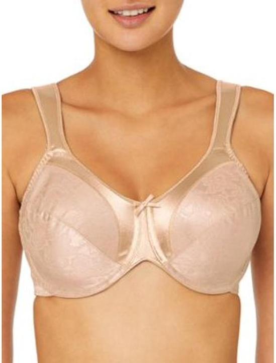 Bali Reggiseno con Ferretto Minimizzante in Raso e Fascia di Comfort (40 G)