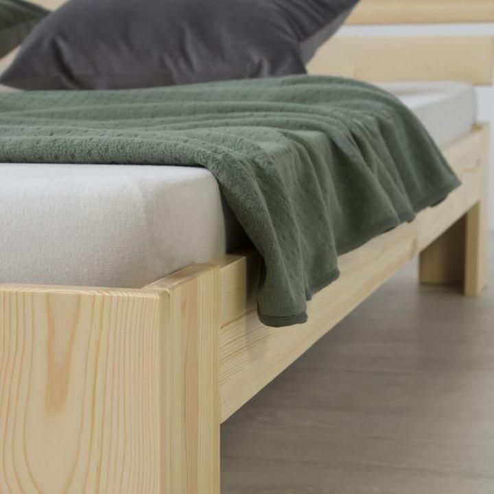 Immagine prodotto Homestyle4u Holzbett mit Matratze & Lattenrost (140 x 200 cm)