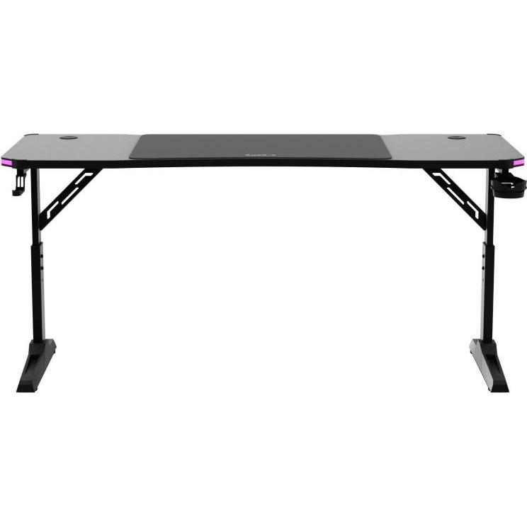 Huzaro Biurko gamingowe Hero 4.6 RGB Black, Tavolo gaming, Nero