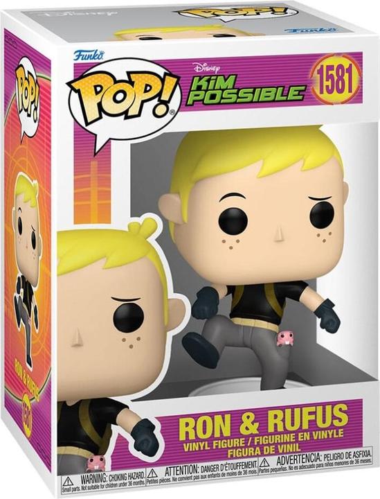 Produktbild Funko POP! Kim Possible: Ron w/Rufus