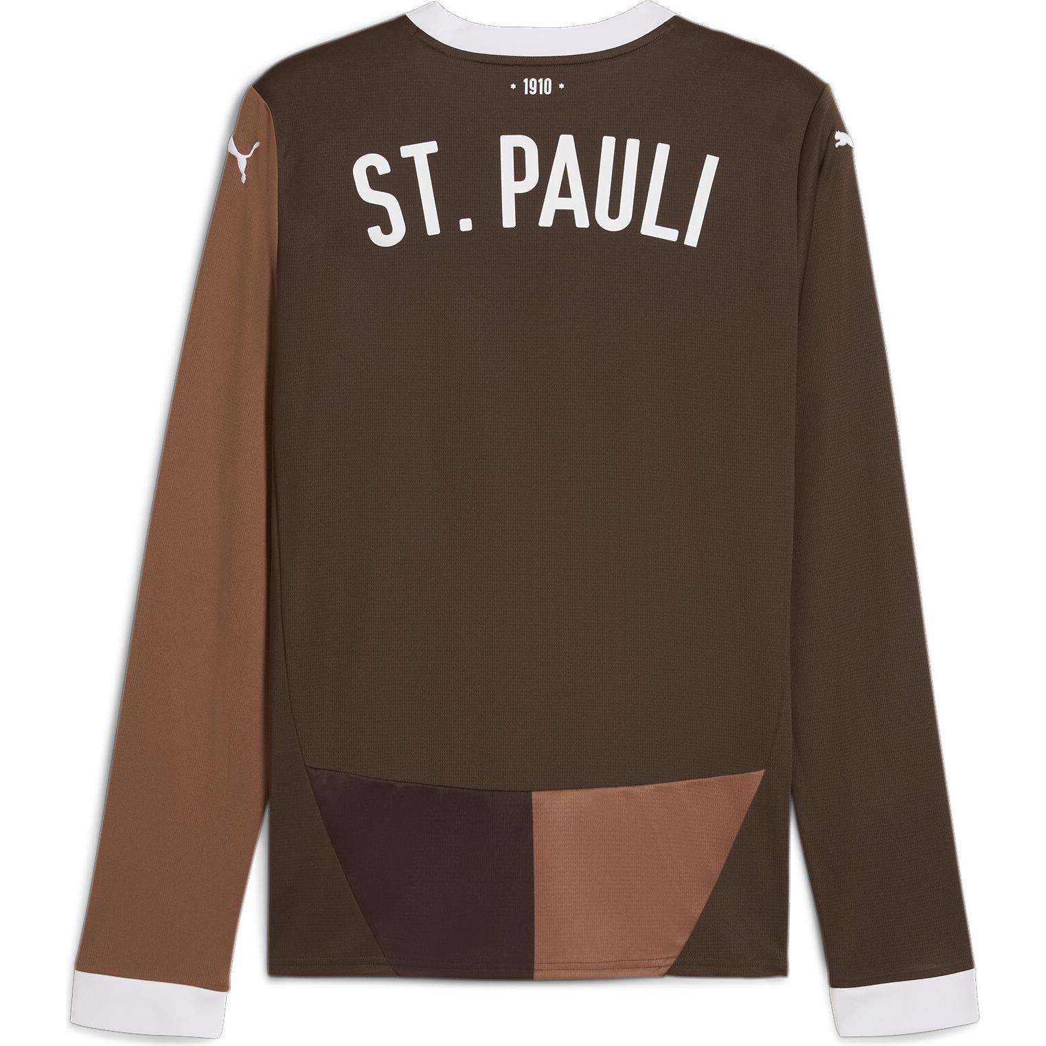 Thumbnail - Puma, Herren, Sportshirt, FCSP Home Jersey LS (3XL), Braun, 3XL
