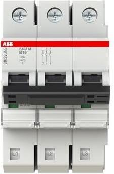 Produktbild ABB Sicherungsautomat S400 Typ B 16A 10kA
