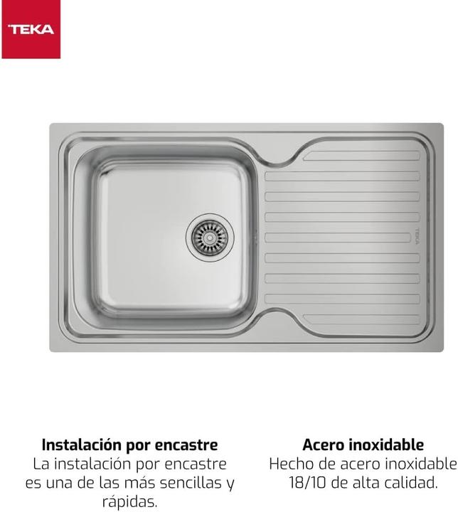 Produktbild Teka Classic 1C 1E (Einbauspüle mit Abtropffläche, 86 cm, 50 cm)