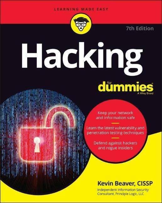 Produktbild Hacking For Dummies (Englisch, Kevin Beaver, 2022)