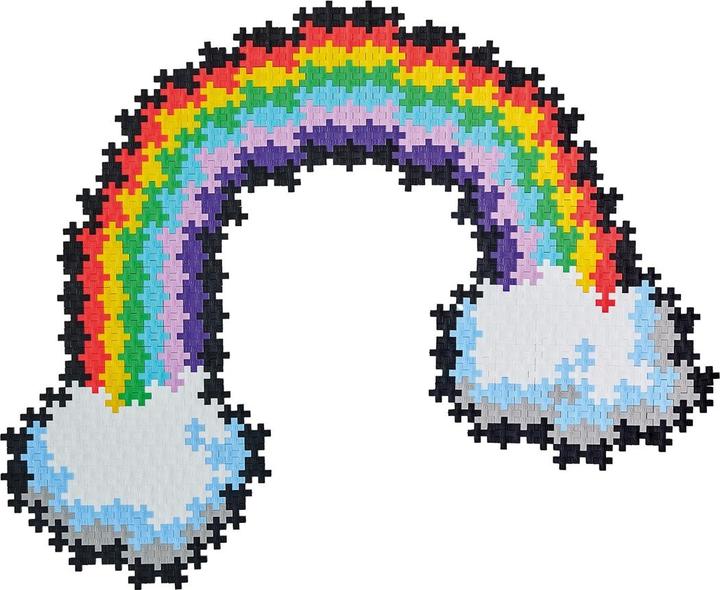 Actual product image Plus-Plus Creative building blocks puzzle rainbow (500 pieces)