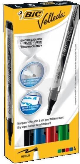 Produktbild Bic Velleda liquid ink pocket (4x)