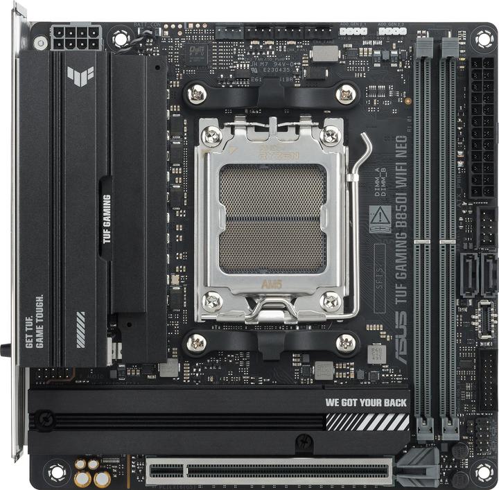 Actual product image ASUS TUF GAMING B850I WIFI NEO AM5 Motherboard (AM5, AMD B850, Mini-ITX)