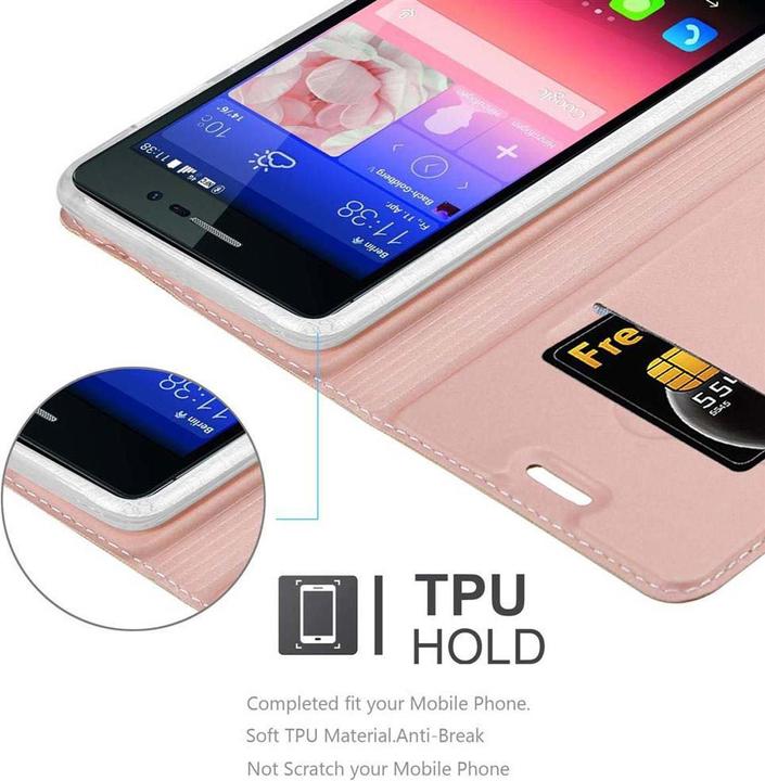Actual product image Cadorabo Book Classy Style Cover (Huawei Ascend P7)