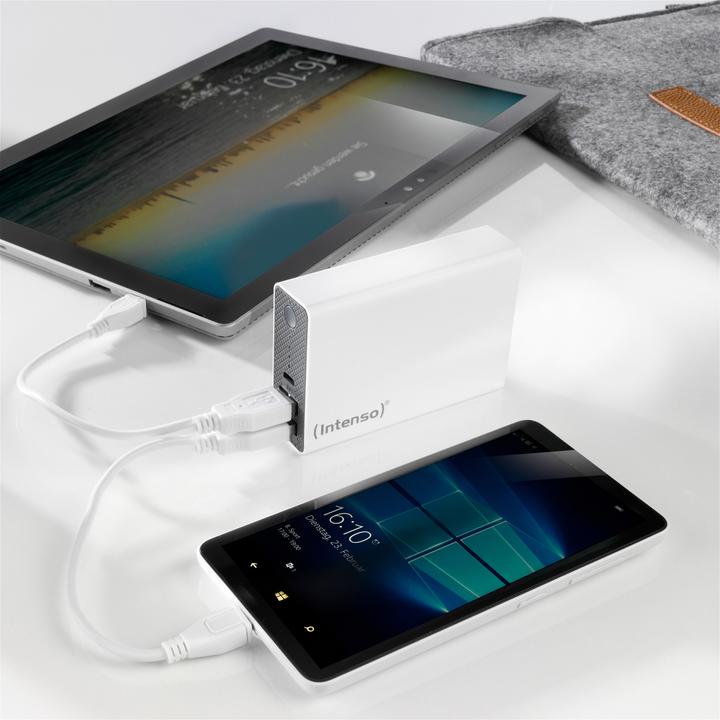 Actual product image Intenso Powerbank Softtouch ST10000 10000 mAh (10000 mAh, 37 Wh)