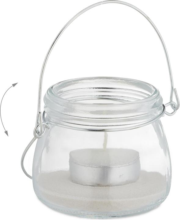 Actual product image Relaxdays 12x lantern (1 x, Ø 7.5 x 6.5 cm)
