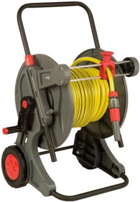 Polet 741160 Tragbarer Schlauchaufroller 20M 1/2" Schlauchanschluss-Set (20 m)