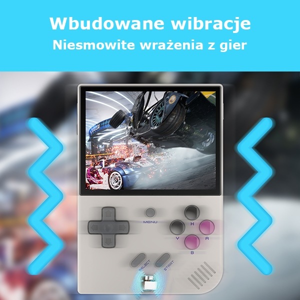 Actual product image Anbernic Konsola RG35XX Plus szary/grey