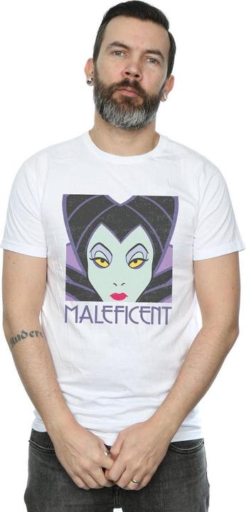 Actual product image Disney Mens Maleficent Cropped Head T-Shirt (3XL)