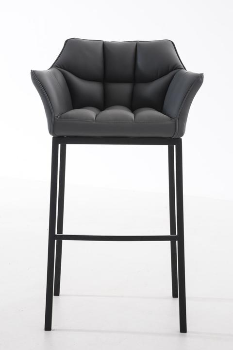Actual product image CLP Barstool Damaso B with 4-leg frame, grey