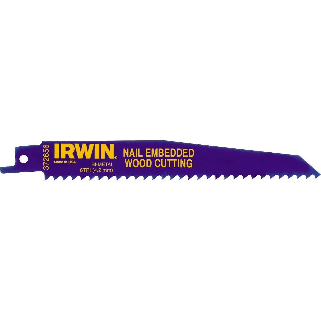 Irwin, Sägeblatt, 25 Sierra sable Bimetal para Madera 656R 6TPI