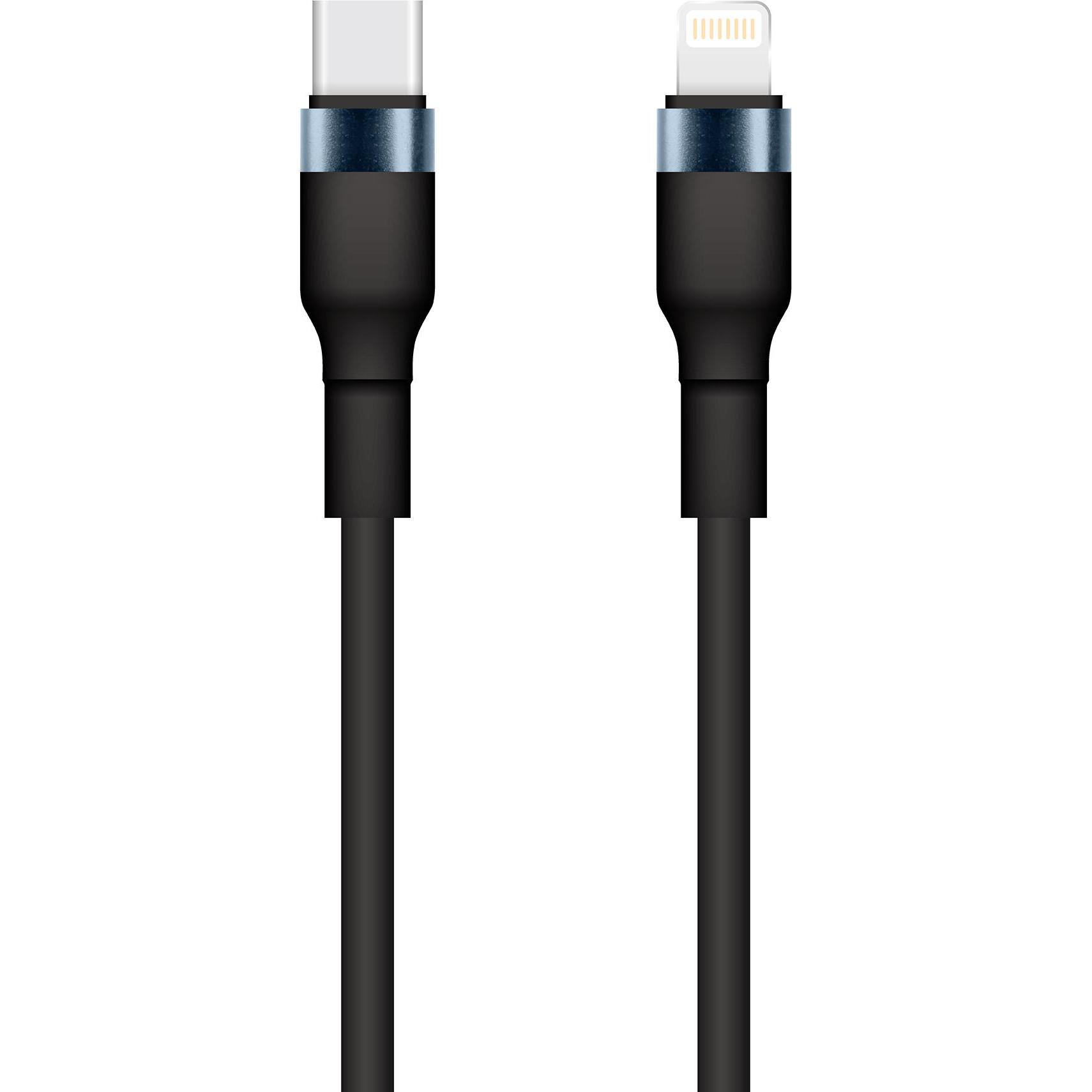 Setty USB-C - Lightning Kabel 1m 3A KSC-L-131 schwarz (USB 3.2 Gen 1), USB Kabel