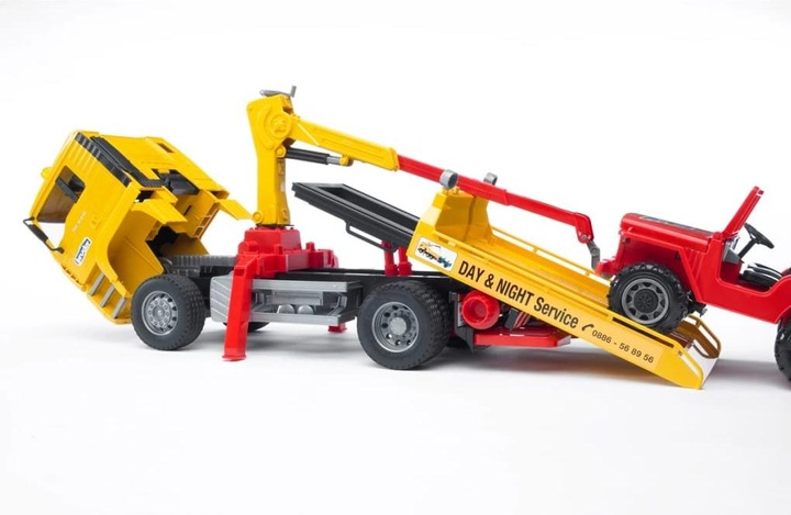 Produktbild Bruder Man Abschlepp-LKW mit Geländewagen