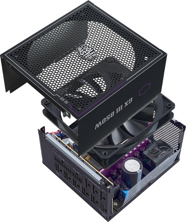 Actual product image Cooler Master GX III Gold 850W (black, cable management, 850 Watt) (850 W)