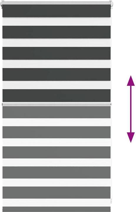 Produktbild vidaXL Zebra-Jalousie (85 x 100 cm)