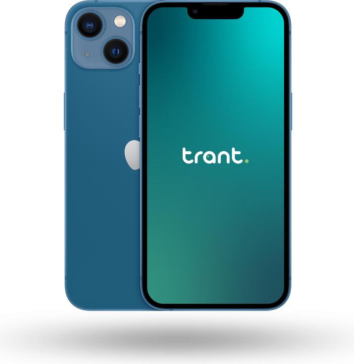 Trant.ch iPhone 13 (256 GB, Blue, 6.10", 12 Mpx, SIM + eSIM, A / Wie neu)