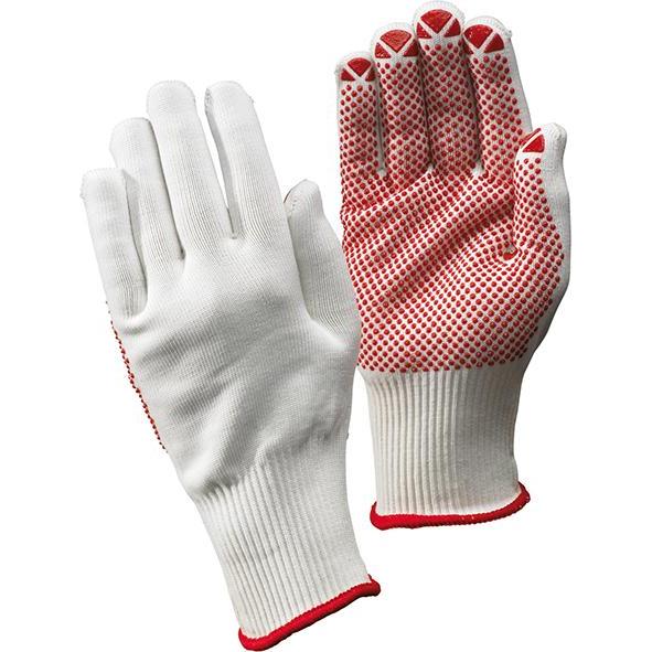 Fortis, Schutzhandschuhe, Strickhandschuh Packer, genoppt,weiss, Gr.8 (8)