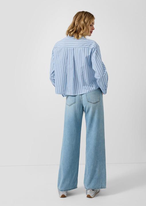Immagine prodotto s.Oliver Bluse Verkürzte Popeline-Bluse im Relaxed Fit (40)