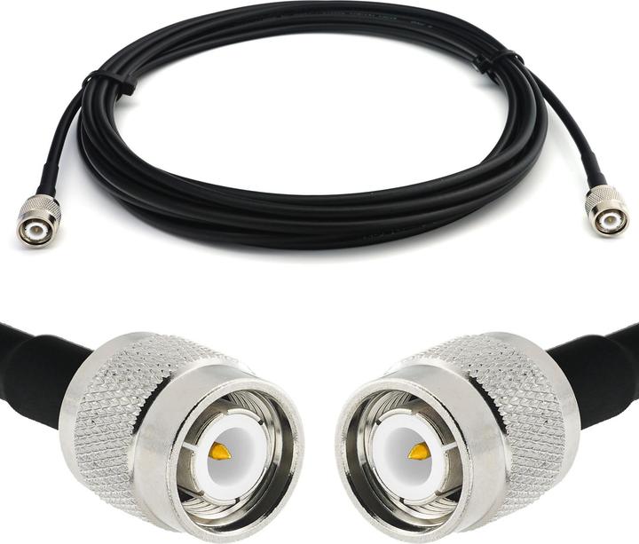 Actual product image Rangeful TNC Male to TNC Male 30cm RG58/U Coaxial Cable RG58-TNCM-TNCM-0.3