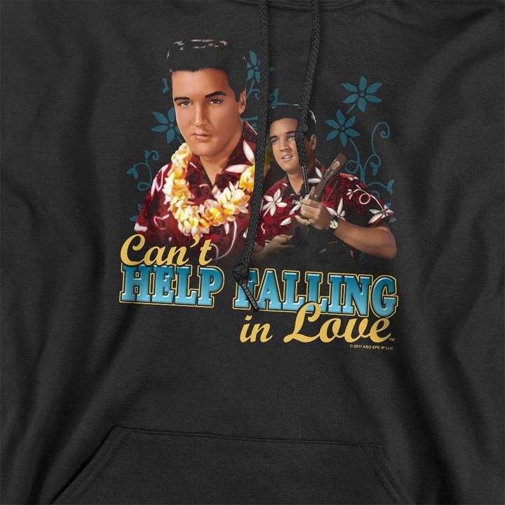 Image du produit Elvis - Sweat à capuche CANT HELP FALLING - Adulte (M)