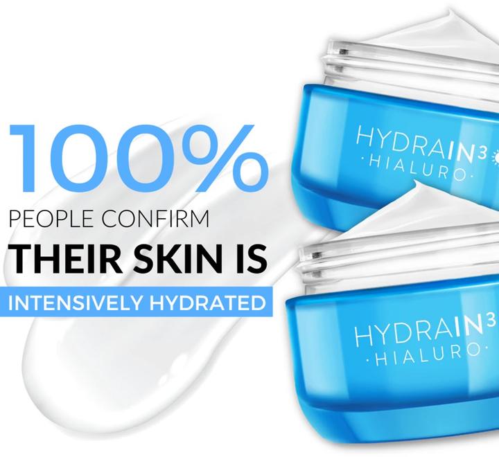 Actual product image Dermedic Deep moisturising face cream SPF 15 Hydrain3 Hyaluro 50 ml (50 ml, Day cream)