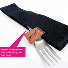 Produktbild Filip & Friends Lunchbox Edelstahl filip® No1 | Bambusbrett, Sleeve & Spork