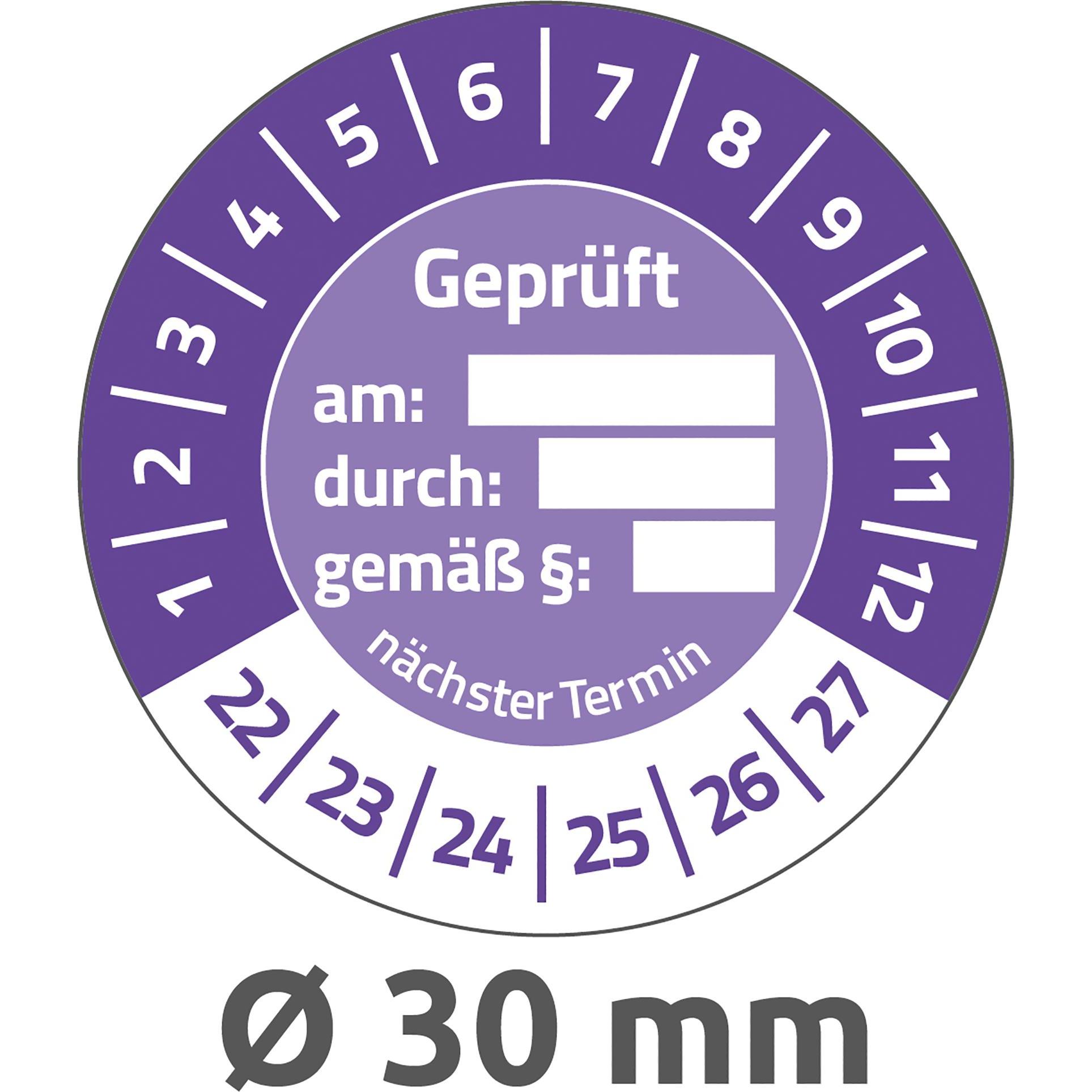 Thumbnail - Avery Dennison, Sticker, Prüfplaketten