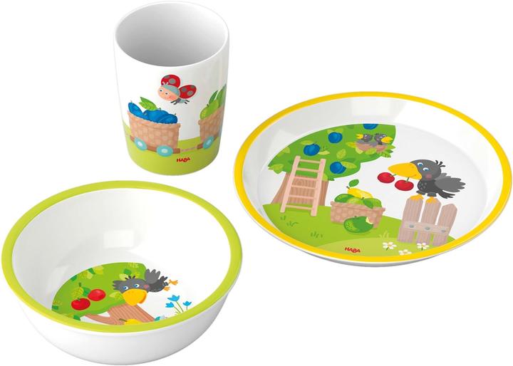 Actual product image Haba Gift set Melamineservies Boomgaard