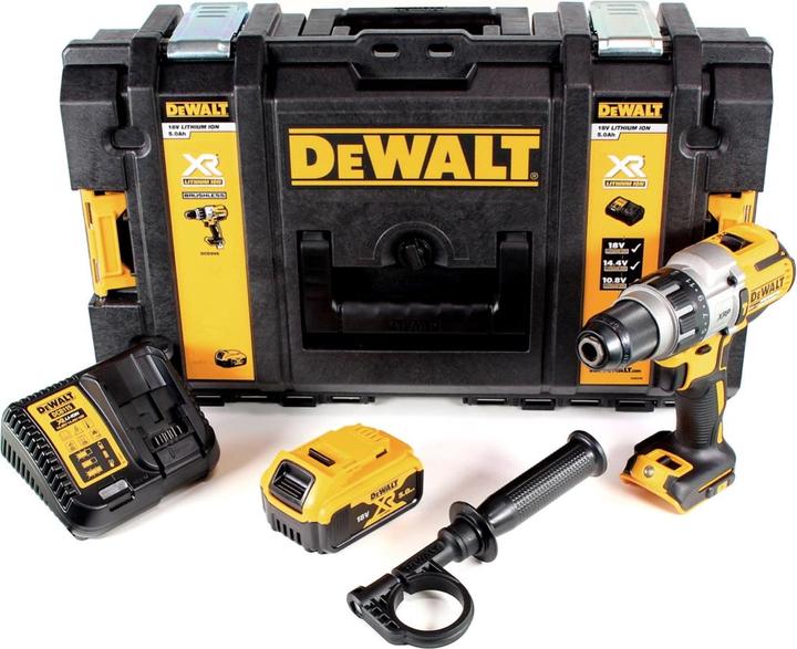 Produktbild DeWalt DCD 996 P1 Akku Schlagbohrschrauber 18V 95Nm Brushless + 1x Akku 5,0Ah + Ladegerät + Toughbox