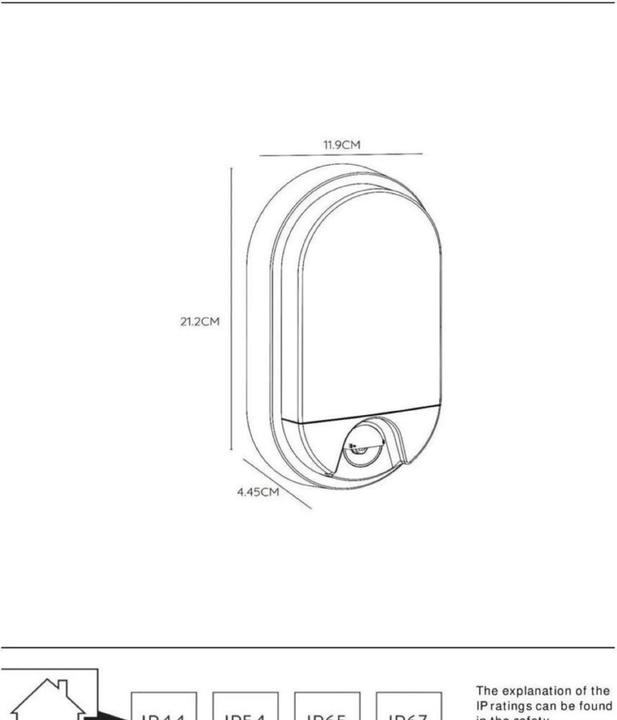 Produktbild Lucide Hups Ir (1000 lm, IP54)