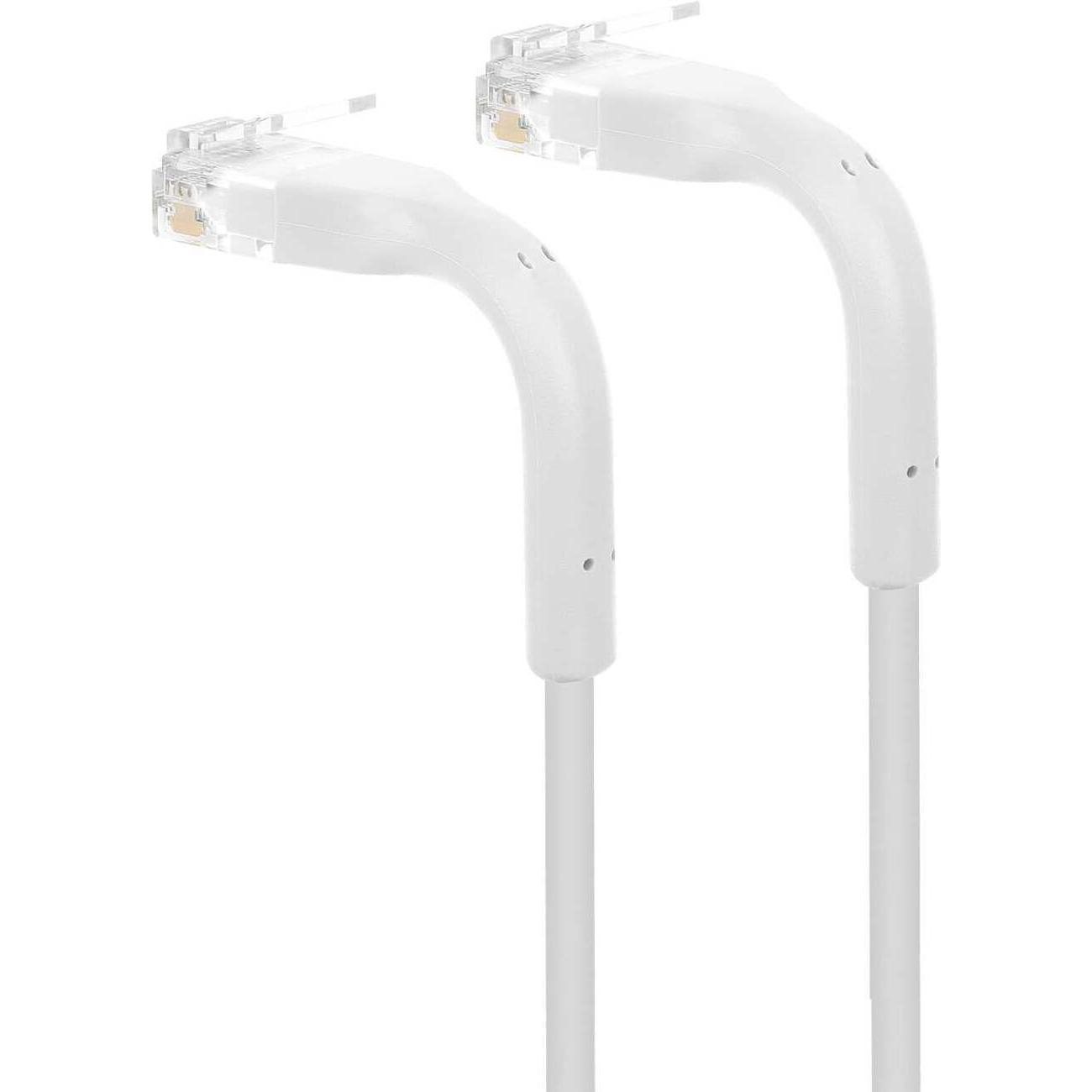 Fuj Tek CAT6A U/UTP Network Cable, Flexible, 3m, White (U/UTP, CAT6, 3 m), Netzwerkkabel