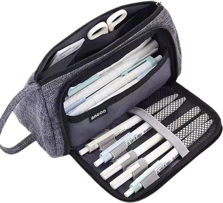 Image du produit JTI Trousse à crayons en tissu - Gris