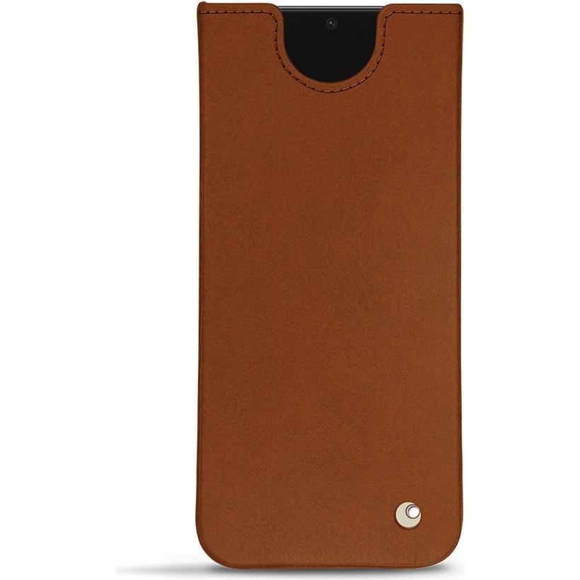 Noreve Lederschutzhülle (Samsung Galaxy S22 Ultra), Smartphone Hülle, Braun