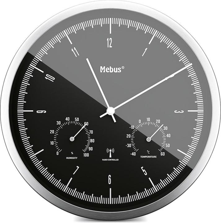 Actual product image Mebus Radio controlled wall clock (25 cm)