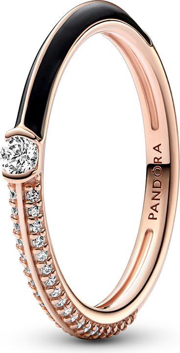 Immagine prodotto Pandora ME Anello doppio con pavé e nero (60)