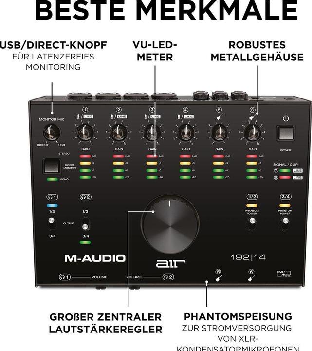 Actual product image M-Audio AIR 192|14 (USB)